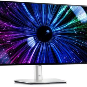 Монитор Dell U2424HE 23.8" FullHD 1920x1080 IPS HDMI DisplayPort USB-C Hub USB 3.2 hub RJ45 KVM ComfortView Plus Height Adjustable Pivot Swivel Tilt Black